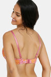 Zivame Twilight Bloom Padded Wired 3/4th Coverage T-Shirt Bra - Malaga Pt — thumbnail 2